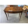 Image 1 : VINTAGE WALNUT 2-DRAWER HALL TABLE
