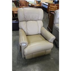 LAZY BOY LEATHER RECLINER CHAIR