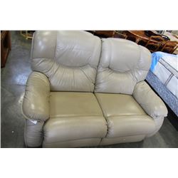 LAZY BOY LEATHER DOUBLE RECLINING LOVESEAT