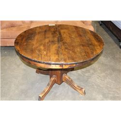 ANTIQUE ROUND DINING TABLE