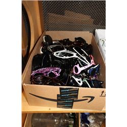 BOX OF LOST PROPERTY SUN GLASSES