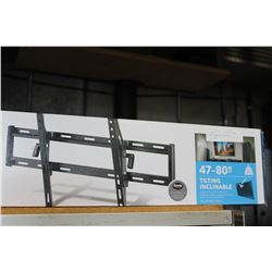 AS NEW 47-80" TILTING TV WALL MOUNT COMPLETE IN BOX