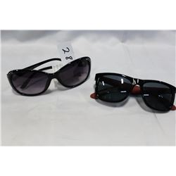 PAIR OF POLARIZED SUNGLASSES AND FOSTER GRANT SUNGLASSES