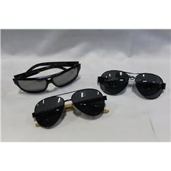 THREE PAIR OF DESIGNER SUNGLASSES