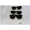 Image 1 : THREE PAIR LADIES RAYBAN SUNGLASSES