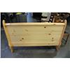 Image 1 : PINE SLEIGH BED QUEEN SIZE HEADBOARD