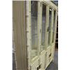 Image 3 : PAINTED OAK CHINA CABINET