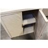 Image 2 : WICKER 2-DOOR CABINET