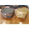 Image 1 : TWO WICKER BASKETS WITH CONTENTS
