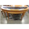 Image 1 : MODERN ETCHED GLASS SOFA TABLE