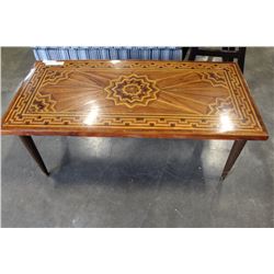INLAID COFFEE TABLE