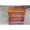 Image 1 : MAHOGANY FINISH NIGHTSTAND
