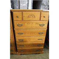 WOOD BOROUGH HONEY OAK HIGHBOY