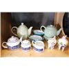 Image 1 : LOT OF TEAPOTS AND CREAM AND SUGARS