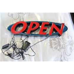 LIGHT UP OPEN SIGN