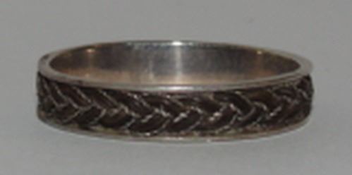 Sri Lankan Sterling Silver Elephant Hair Ring