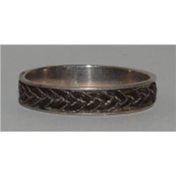 Sri Lankan Sterling Silver Elephant Hair Ring