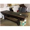 Image 2 : Heavy Duty Steel Table 97” X 31” x 29”