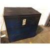 Image 1 : Blue steel work cabinet 36”x24”x36”