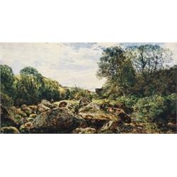 Alexander Fraser Jnr., R.S.A., 1828-1899 Scottish, Fishing at Puneugh Point, Dalry, Ayrshire, ...