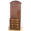 Image 1 : Mahogany Cabinet on Chest
