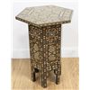 Image 2 : 2 Syrian Inlaid Taboret Side Tables