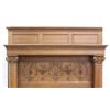 Image 2 : Oak Mantel with Carved Columns