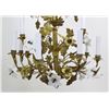 Image 2 : :Louis XV Ormolu & Milk Glass 12-Light Chandelier