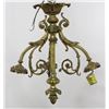 Image 2 : 2 Louis XVI Style Gilt Bronze 3-Light Chandeliers