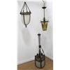 Image 1 : 3 Victorian Brass & Glass Lanterns