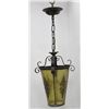 Image 3 : 3 Victorian Brass & Glass Lanterns