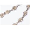 Image 3 : Carved Jade Pendant on Silver Floral Chain