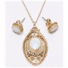 Image 1 : 3-Piece 14K Gold & Opal Set