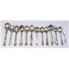 Image 1 : :Lot of 13 Sterling Silver Spoons