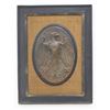 Image 1 : WWI German Eagle Metal Medallion with Frame