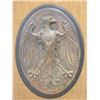 Image 2 : WWI German Eagle Metal Medallion with Frame