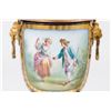 Image 2 : Pair 19th C. Sèvres French Porcelain Covered Urns