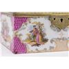 Image 2 : 19th C. Continental Hand Painted Porcelain Box
