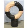 Image 1 : Michael Esbin Circular Marble Sculpture