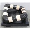 Image 1 : Michael Esbin Amorphic Marble Sculpture