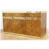Image 1 : Pierre Cardin 1978 Burlwood & Brass Server