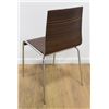 Image 4 : Calagaris Zebra Wood & Chrome Breakfast Table