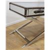 Image 3 : 80s Chrome & Leather Campaign Desk