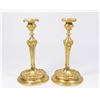 Image 1 : :Pair Gilt Bronze Candlesticks