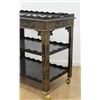 Image 3 : Chinoiserie Style Bar Cart with Removable Tray