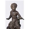 Image 2 : Pair Small Bronze Cupid Chenets