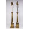 Image 1 : Pair Bronze Column Lamps