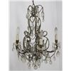 Image 1 : Beaded French Style 5-Light Chandelier