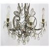 Image 2 : Beaded French Style 5-Light Chandelier