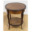 Image 3 : Pr French Style Oval Inlaid Bronze Mounted Tables